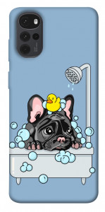 Чохол Dog in shower для Motorola Moto G22