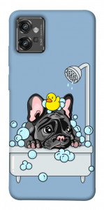 Чохол Dog in shower для Motorola Moto G32