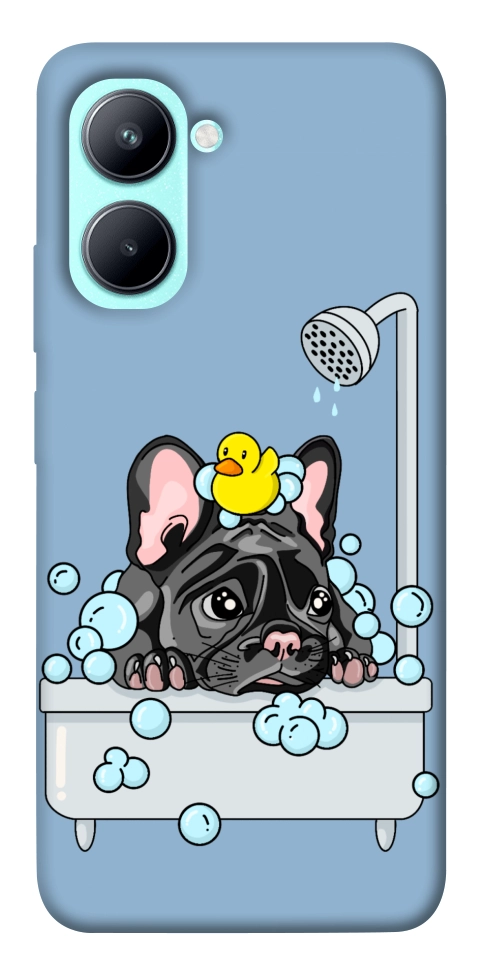 Чехол Dog in shower для Realme C33