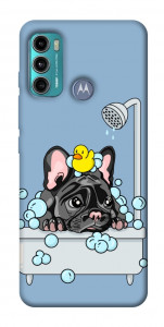 Чохол Dog in shower для Motorola Moto G60