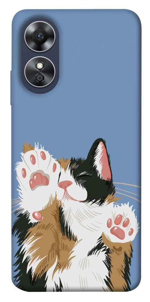 Чехол Funny cat для Oppo A17