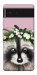 Чехол Raccoon in flowers для Google Pixel 6