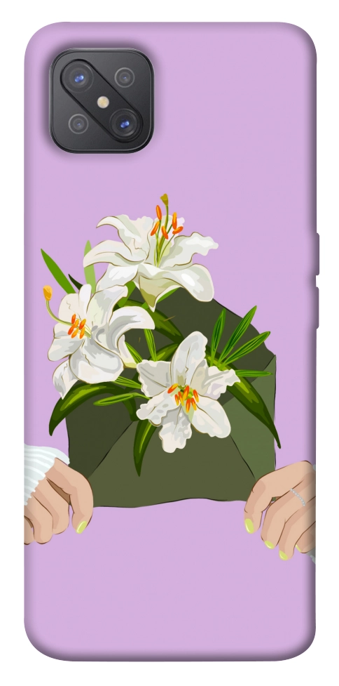 Чехол Flower message для Oppo A92s