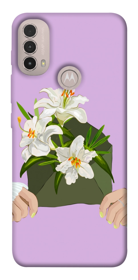 Чохол Flower message для Motorola Moto E40