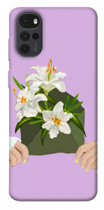 Чохол Flower message для Motorola Moto G22