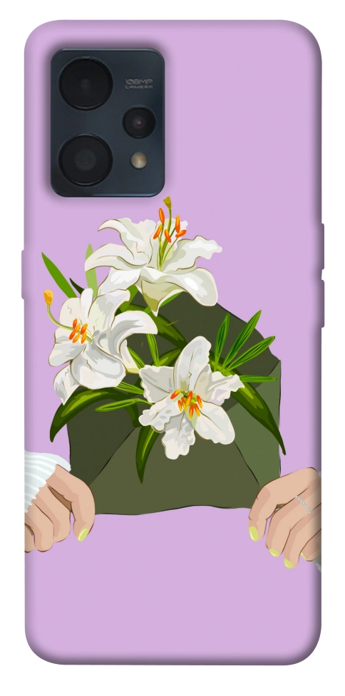 Чехол Flower message для Realme 9 4G