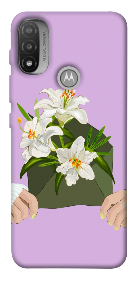 Чохол Flower message для Мotorola Moto E20