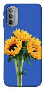 Чехол Bouquet of sunflowers для Motorola Moto G31