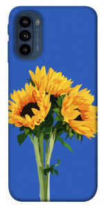 Чохол Bouquet of sunflowers для Motorola Moto G41