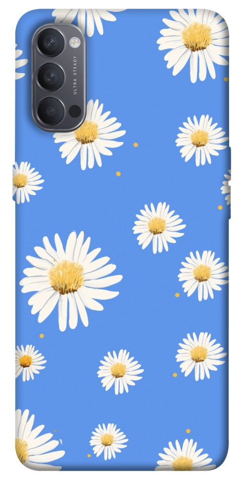 Чехол Chamomile pattern для Oppo Reno 4