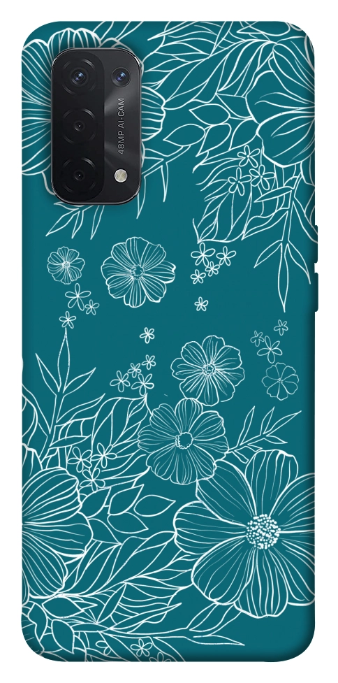 Чехол Botanical illustration для Oppo A74 5G