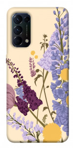 Чохол Flowers art для Oppo Reno 5 4G