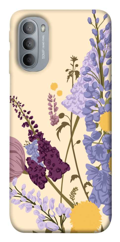 Чохол Flowers art для Motorola Moto G31