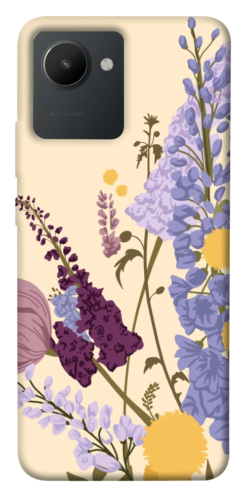 Чохол Flowers art для Realme C30