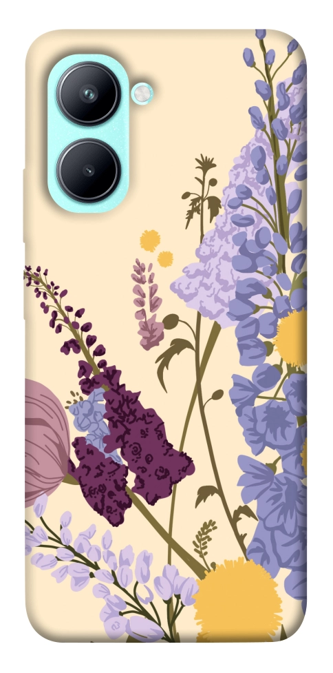 Чехол Flowers art для Realme C33