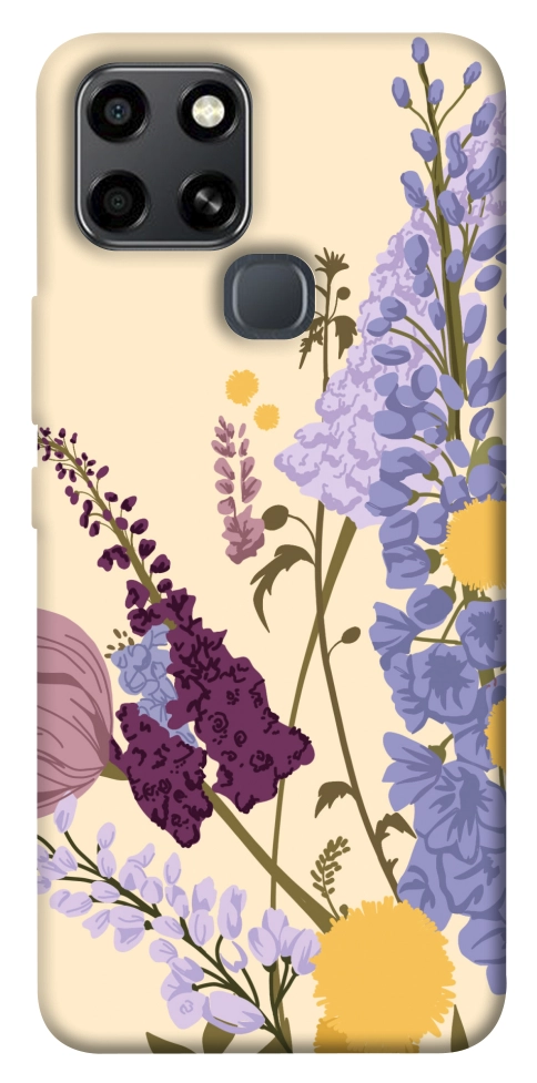 Чохол Flowers art для Infinix Smart 6