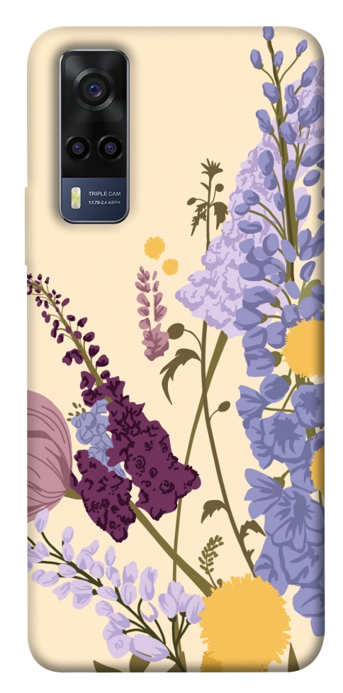 Чехол Flowers art для Vivo Y53s