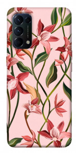 Чохол Floral motifs для Oppo Reno 5 4G