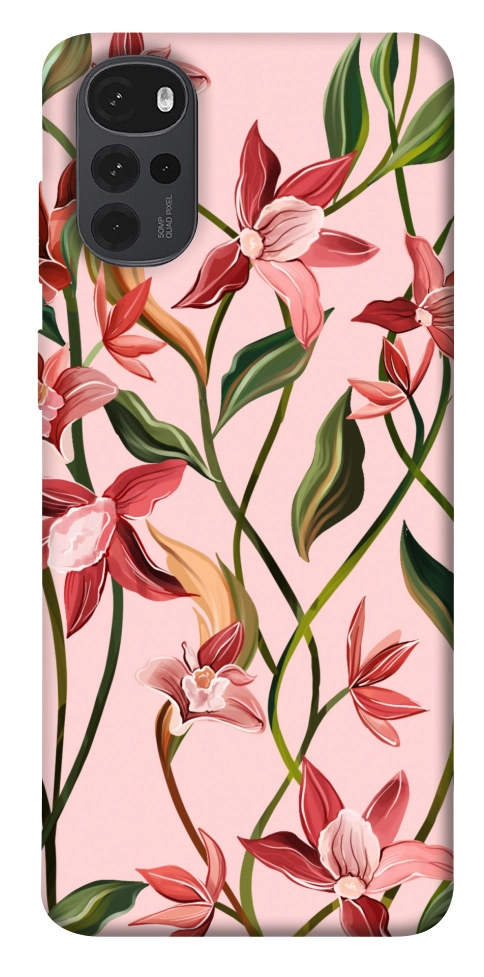 Чохол Floral motifs для Motorola Moto G22