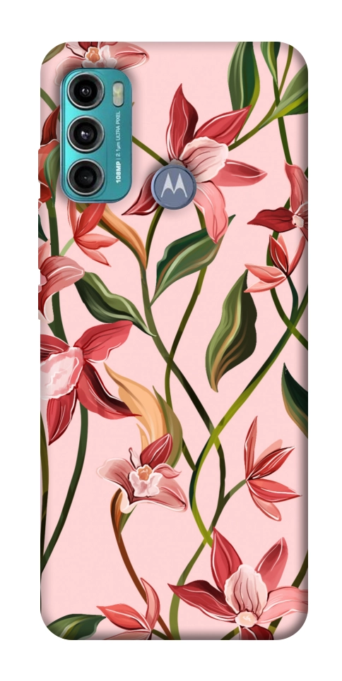 Чохол Floral motifs для Motorola Moto G60