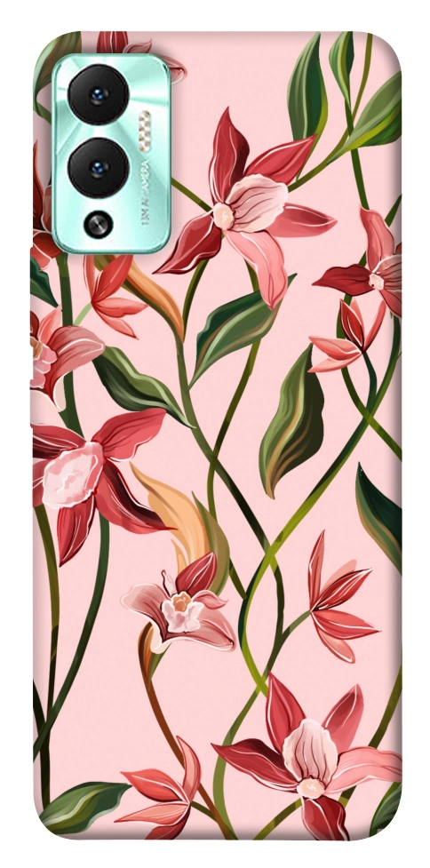 Чехол Floral motifs для Infinix Hot 12 Play