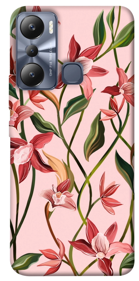 Чохол Floral motifs для Infinix Hot 20i