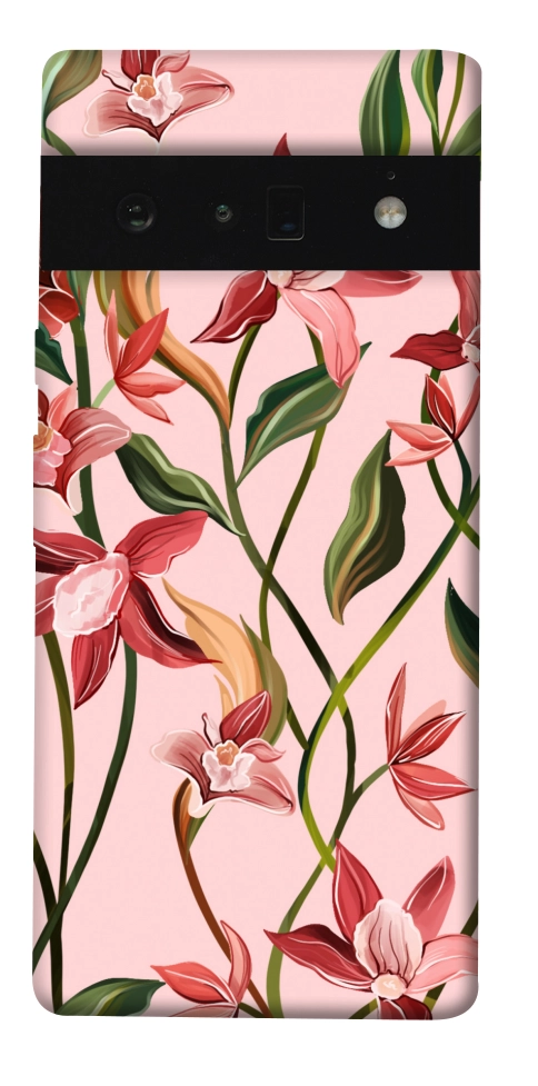 Чехол Floral motifs для Google Pixel 6 Pro