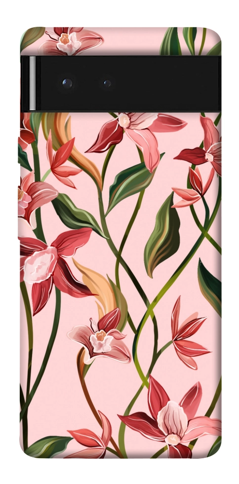 Чехол Floral motifs для Google Pixel 6