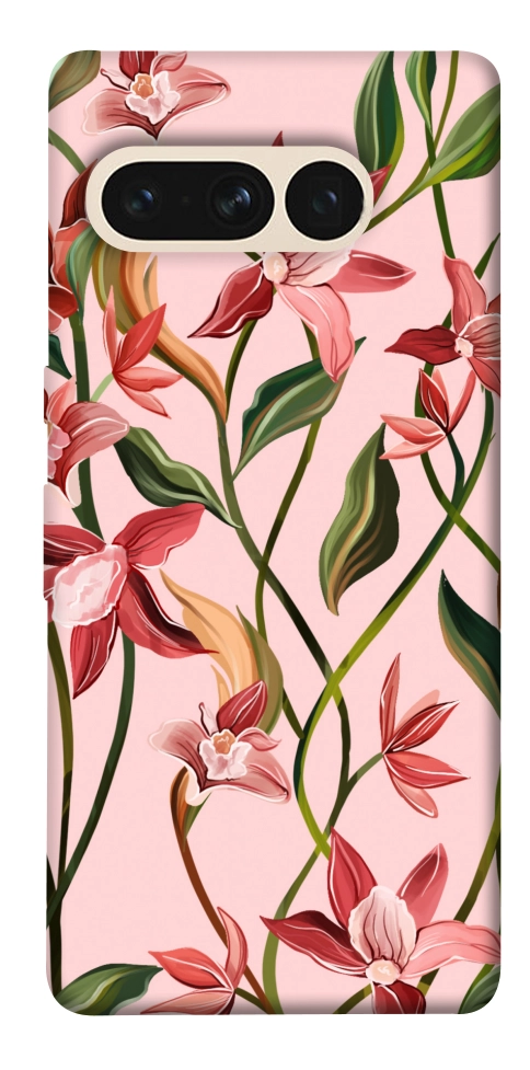 Чехол Floral motifs для Google Pixel 7 Pro