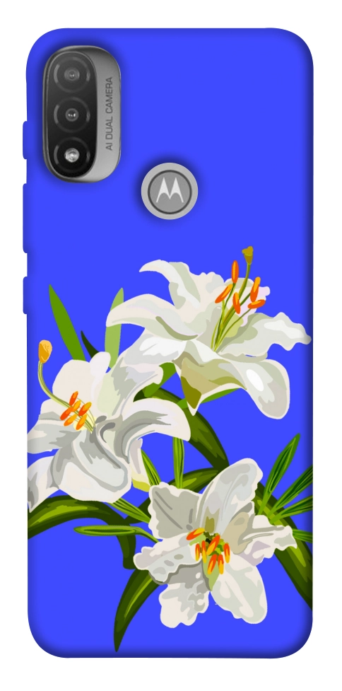 Чохол Three lilies для Мotorola Moto E20