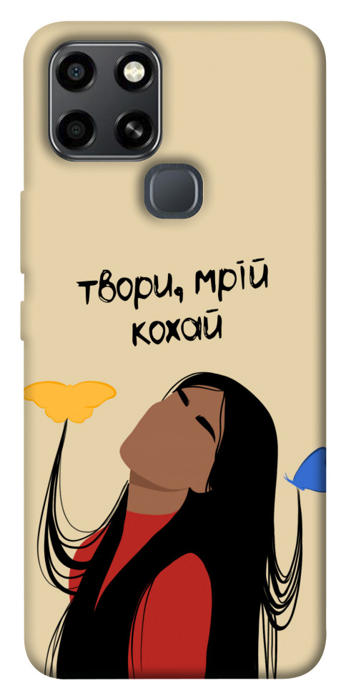 

Чехол Твори мрій кохай для Infinix Smart 6 1536516