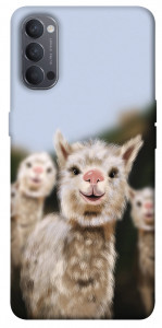 Чехол Funny llamas для Oppo Reno 4