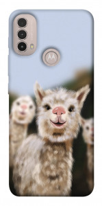 Чохол Funny llamas для Motorola Moto E40