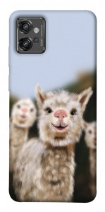 Чехол Funny llamas для Motorola Moto G32