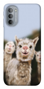 Чехол Funny llamas для Motorola Moto G31