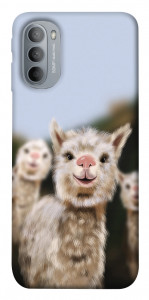 Чохол Funny llamas для Motorola Moto G31