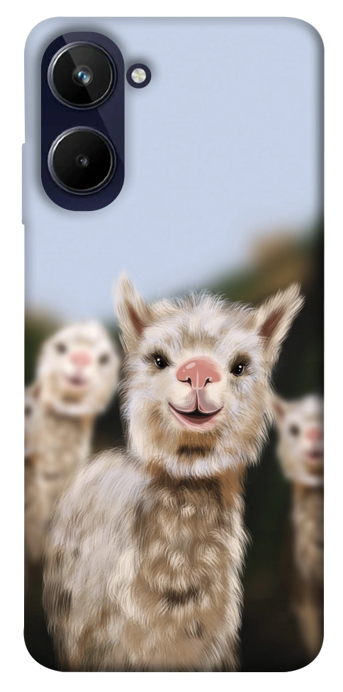 Чохол Funny llamas для Realme 10 4G