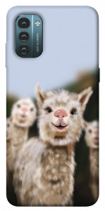 Чохол Funny llamas для Nokia G21