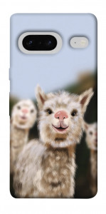 Чехол Funny llamas для Google Pixel 7