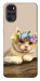 Чехол Cat in flowers для Motorola Moto G22