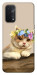 Чехол Cat in flowers для Oppo A74 5G