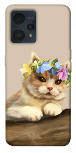 Чехол Cat in flowers для Realme 9 4G