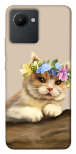 Чохол Cat in flowers для Realme C30