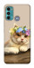 Чехол Cat in flowers для Motorola Moto G60