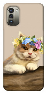 Чохол Cat in flowers для Nokia G11