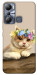 Чохол Cat in flowers для Infinix Hot 20i