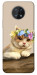 Чохол Cat in flowers для Nokia G50