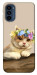 Чохол Cat in flowers для Motorola Moto G41