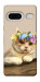 Чехол Cat in flowers для Google Pixel 7