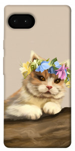 Чехол Cat in flowers для Google Pixel 7A